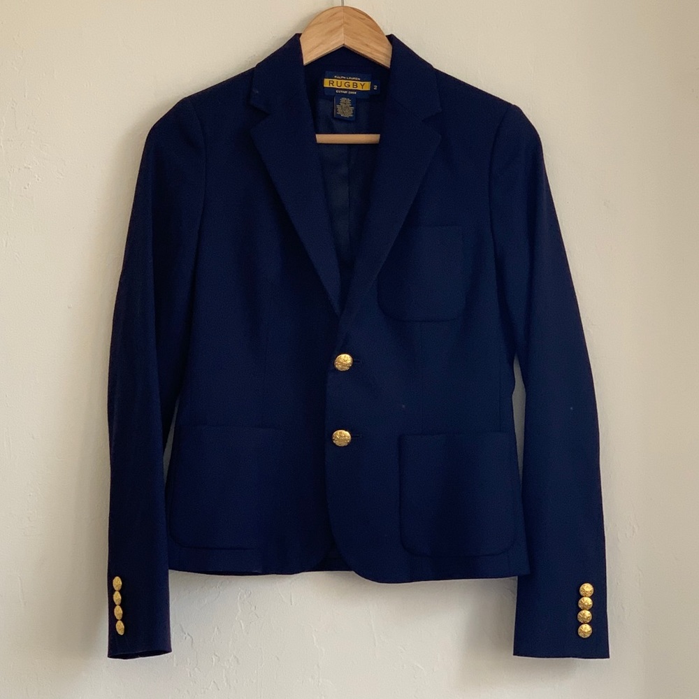 Navy blue blazer